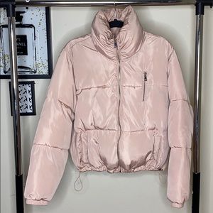 Pink Puffer Coat